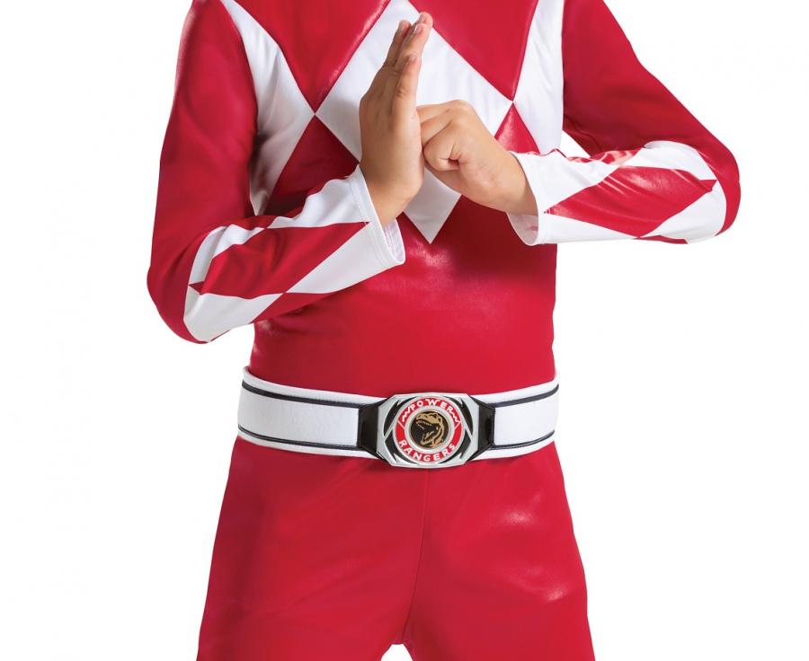 Strój Red Ranger Fancy - Power Rangers (licencja), rozm. S (4-6 lat)