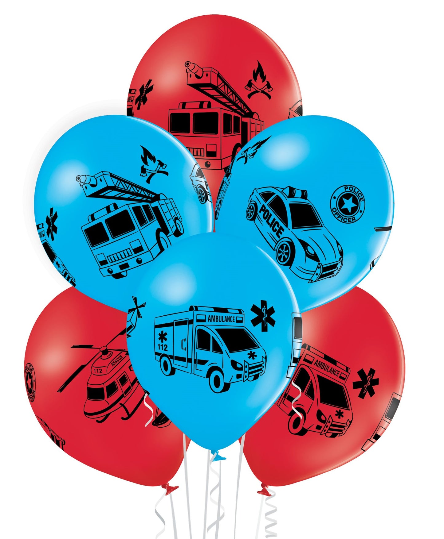 Balon Belbal D11, 30 cm Emerg Vehicles