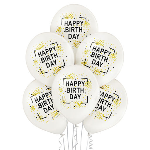 Balon Belbal D11, 30 cm Happy Birthday