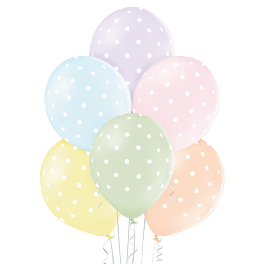 Balon Belbal D11, 30 cm small polka dots