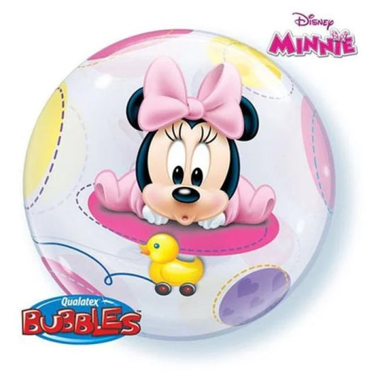 Balon Bubble 22' Minnie Mouse Baby