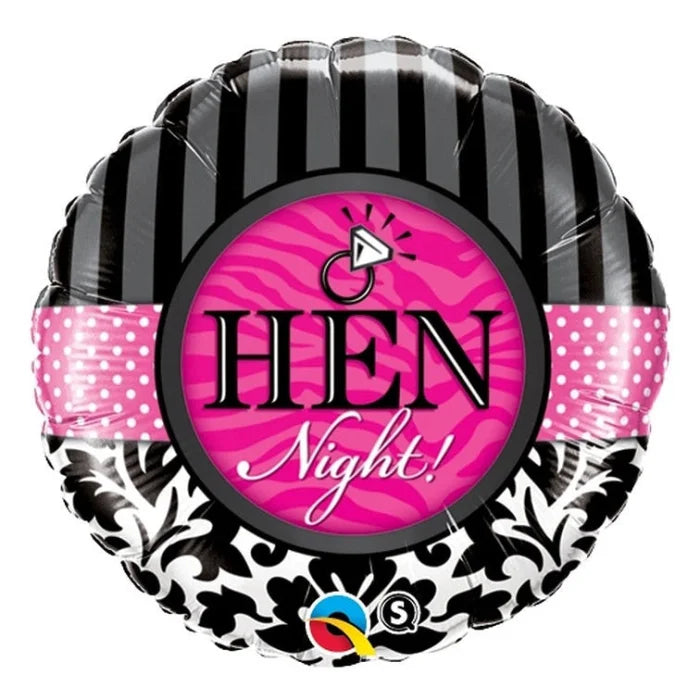 Balon foliowy 18 cali QL, Hen Night!