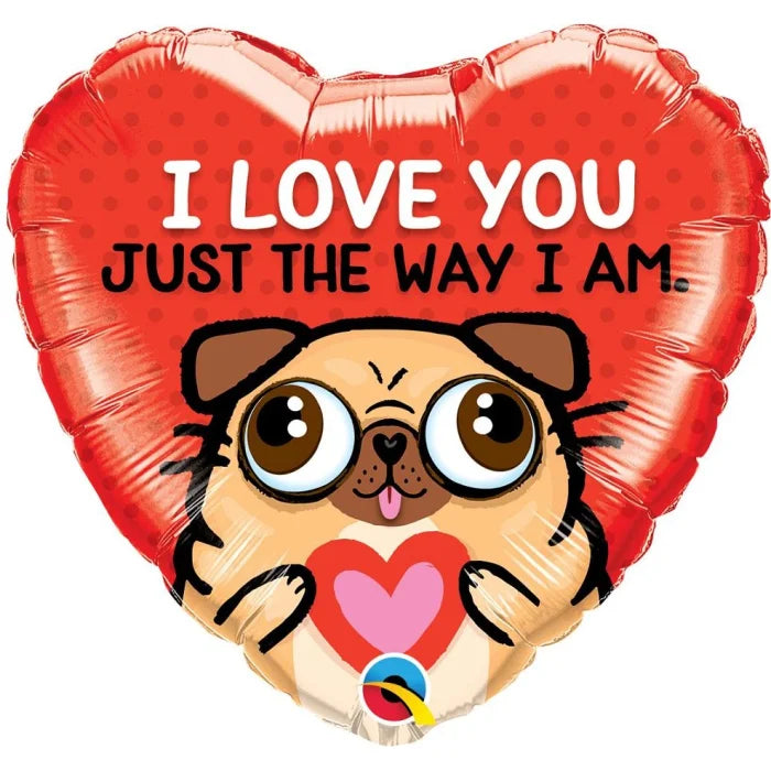 Balon foliowy 18 cali QL HRT - I Love You Just The Way I Am