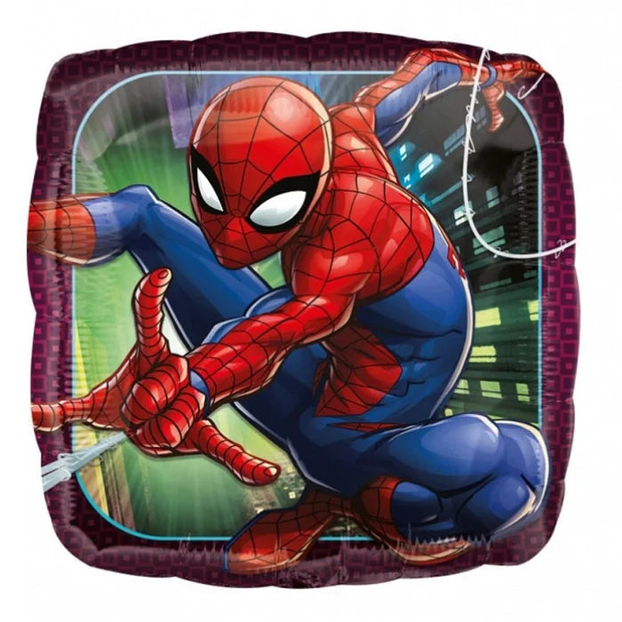 Balon foliowy 18 cali, Spiderman Animated