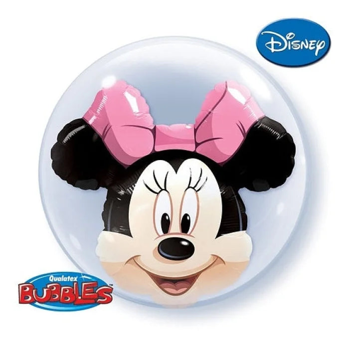 Balon foliowy 24 cali QL Bubble, MINNIE MOUSE