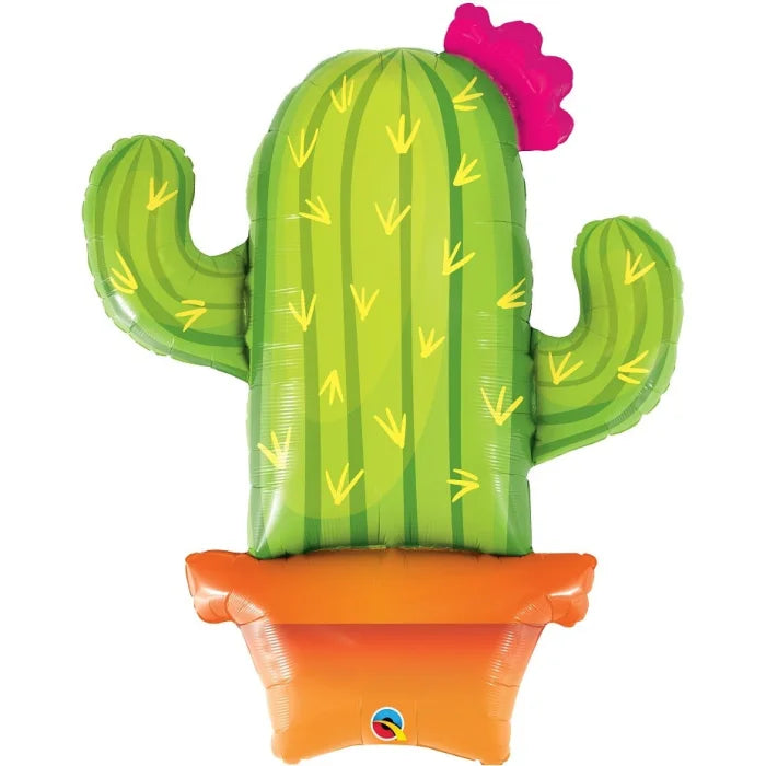 Balon foliowy 39 cali QL, Potted Cactus