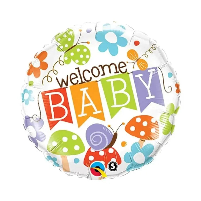 Balon foliowy 46 cm QL "Welcome Baby"