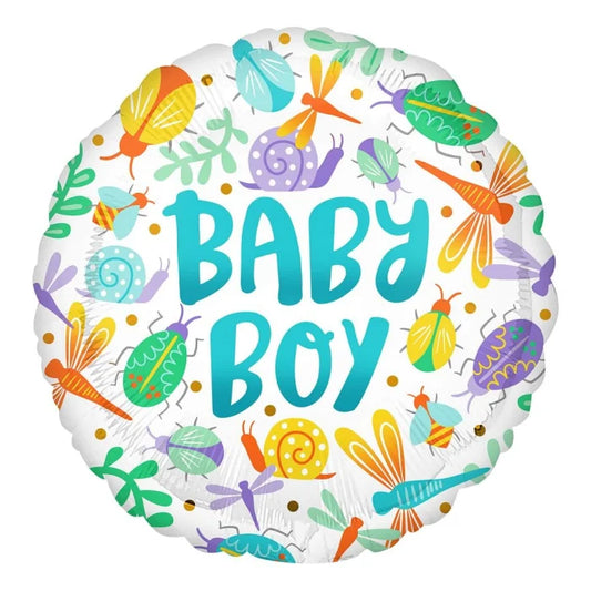 Balon foliowy Baby Boy Watercolor, 18 cali