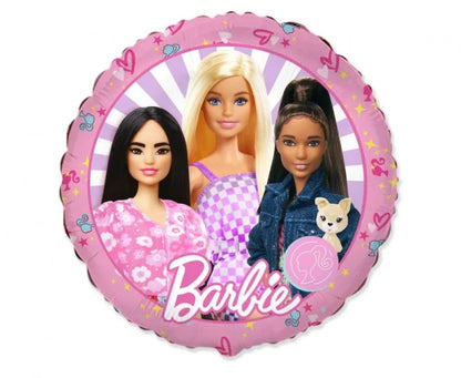 Balon foliowy Barbie – 46 cm Flexmetal - Balloons
