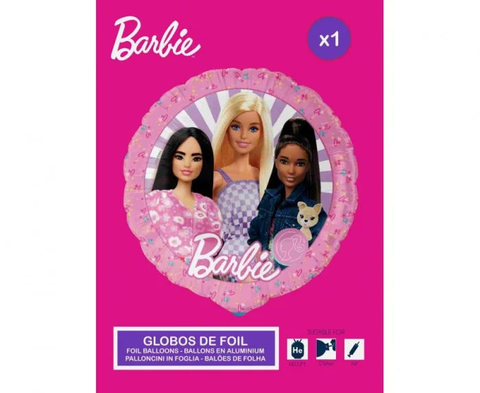 Balon foliowy Barbie – 46 cm Flexmetal - Balloons