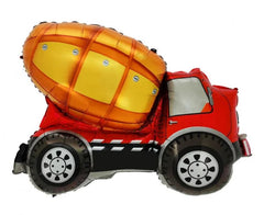 Balon foliowy Betoniarka 47 x 67 cm – idealny dla małych fanów ciężkiego sprzętu!