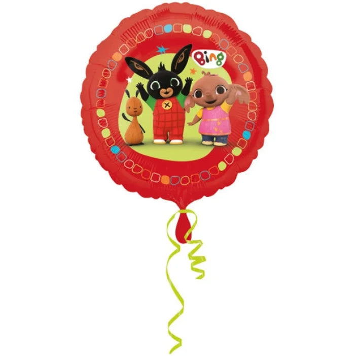 Balon foliowy Bing, zapakowany, 18" CIR