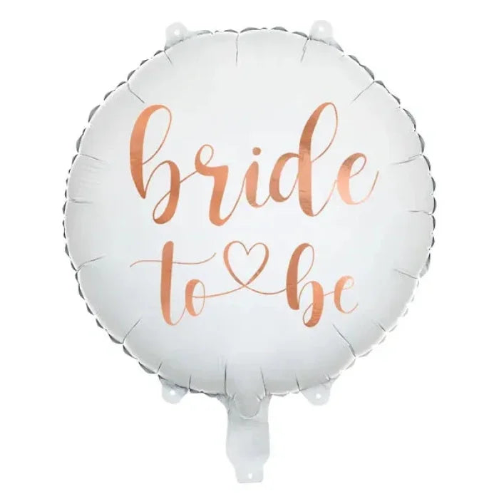 Balon foliowy Bride to be 45cm, biały