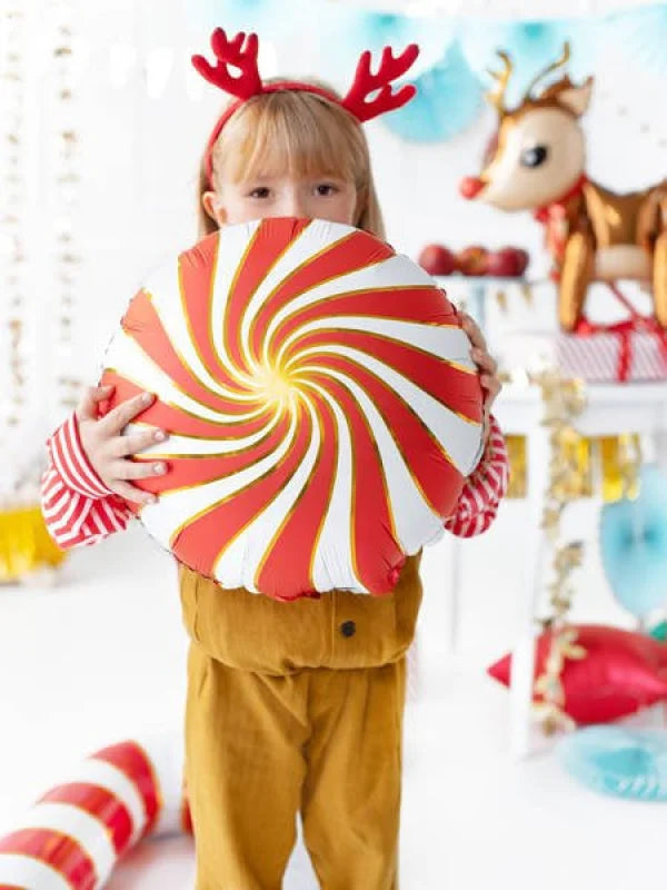 Balon Foliowy „Cukierek” – Czerwony 35 cm