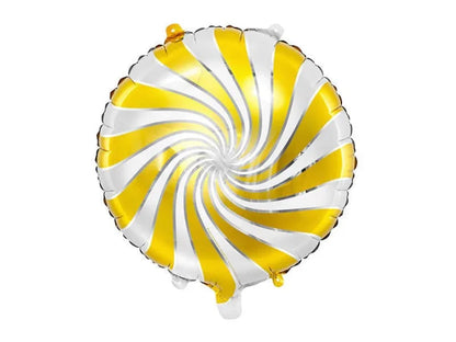 Balon Foliowy „Cukierek” – Złoty 35 cm