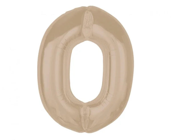 Balon Foliowy Cyfra Matowa Latte (92 cm)