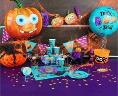 Balon foliowy dynia Halloween – pomarańczowy 44 x 43 cm - Balloons