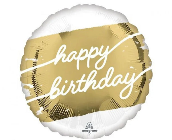 Balon foliowy Golden Age urodzinowy 46 cm (18 cali) - Balloons