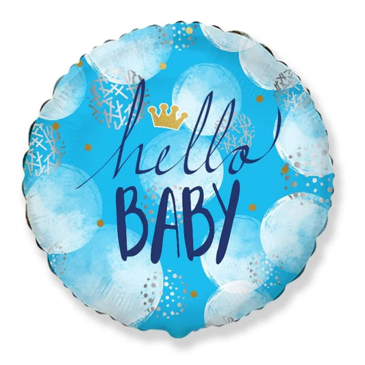 Balon foliowy Hello Baby Boy, FX, 48 cm