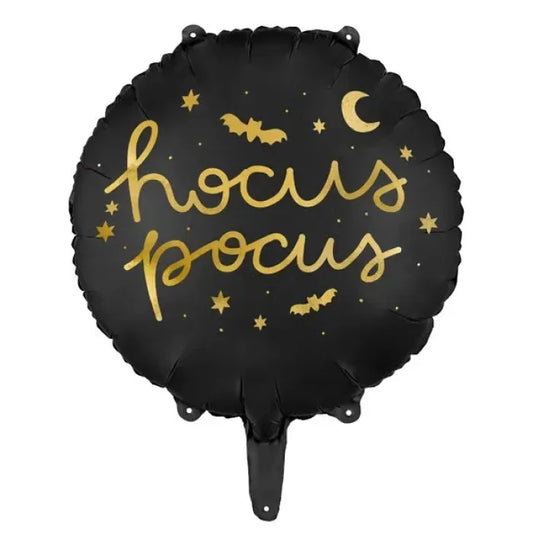 Balon foliowy Hocus Pocus, 45 cm, czarny