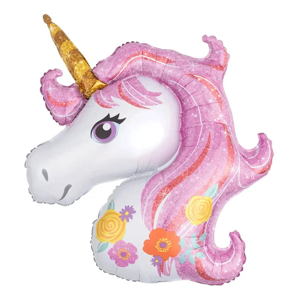 Balon foliowy Jednorożec 33 × 51 cm – urocza dekoracja na przyjęcia dziecięce - Balloons