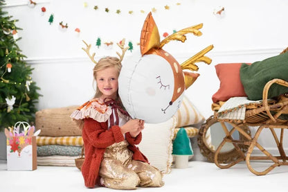 Balon Foliowy „Jelonek” – Mix Kolorów 73x64 cm