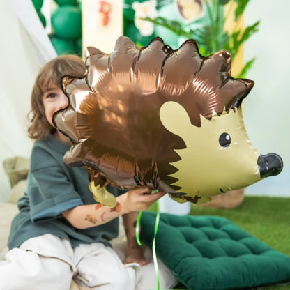 Balon foliowy Jeż 55 × 49 cm – urocza dekoracja na przyjęcia dziecięce i leśne aranżacje - Balloons