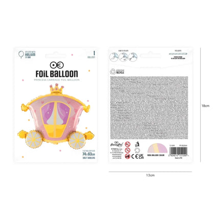 Balon foliowy Kareta 74 × 63 cm – bajkowa dekoracja na przyjęcia i urodziny - Balloons