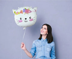 Balon foliowy Kotek 44 x 35 cm – urocza dekoracja na każdą okazję