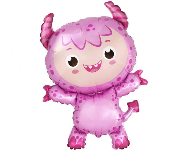 Balon foliowy Labubu mały potwór różowy 86 x 60 cm - Balloons