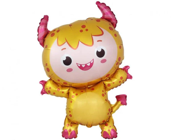 Balon foliowy Labubu mały potwór żółty 86 x 60 cm - Balloons