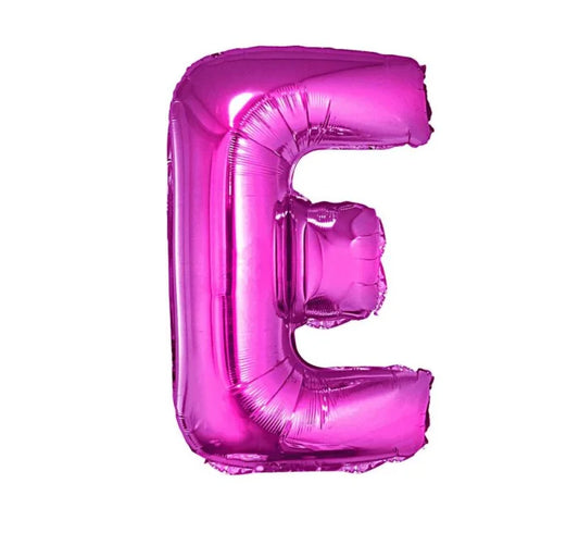 Balon foliowy ’Litera E’ – różowy 35 cm