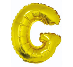 Balon foliowy litera ’G’ – złoty 35 cm