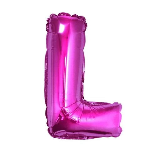 Balon foliowy ’Litera L’ różowa 35 cm