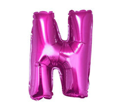 Balon foliowy litera „N” różowy 35 cm