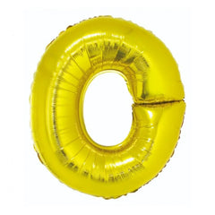 Balon foliowy ’Litera O’ – złoty 89 cm