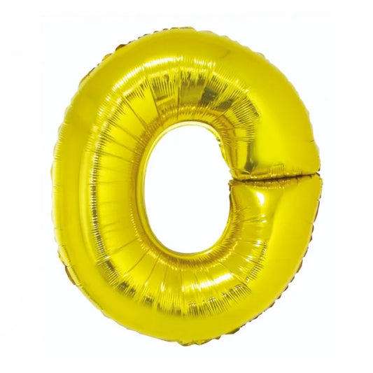 Balon foliowy ’Litera O’ – złoty 89 cm