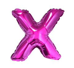 Balon foliowy litera „X” – różowy 35 cm