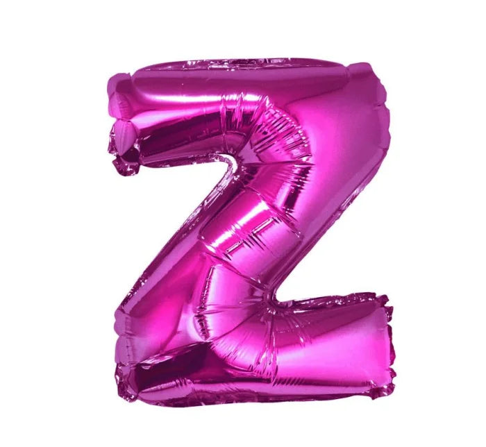 Balon foliowy litera „Z” – różowy 35 cm