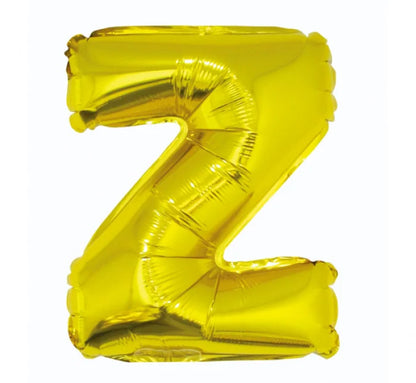 Balon foliowy ’Litera Z’ – złota 35 cm