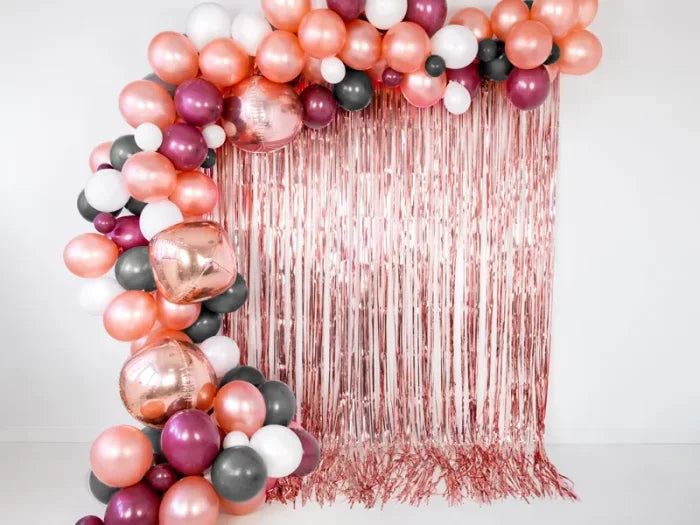 Balon foliowy metalizowany – Kula różowe złoto 50 cm