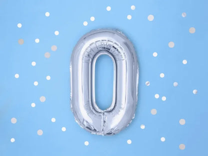Balon foliowy metalizowany – Litera ’O’ srebrny 40 cm