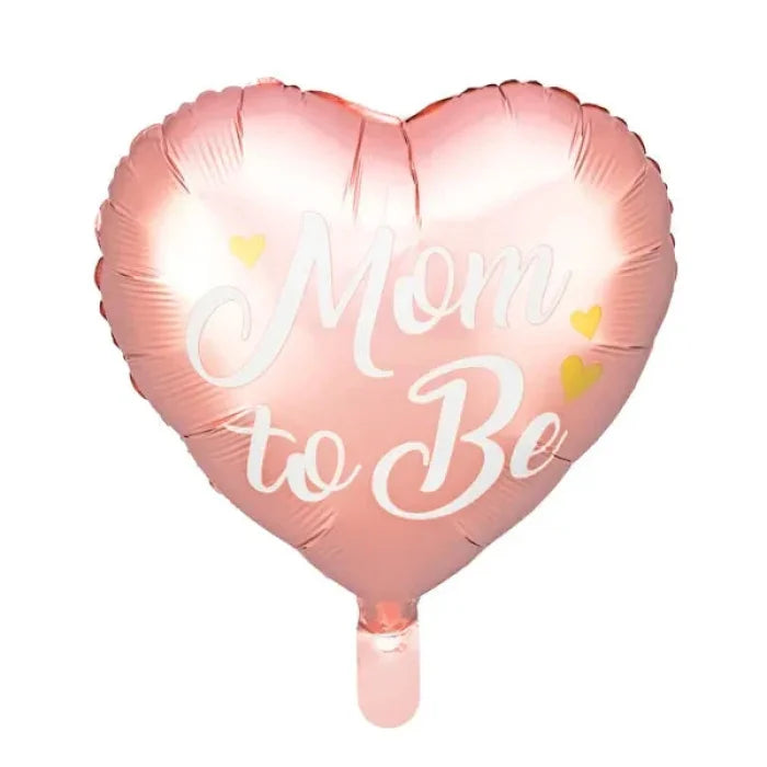 Balon foliowy Mom to Be, 35cm, różowy