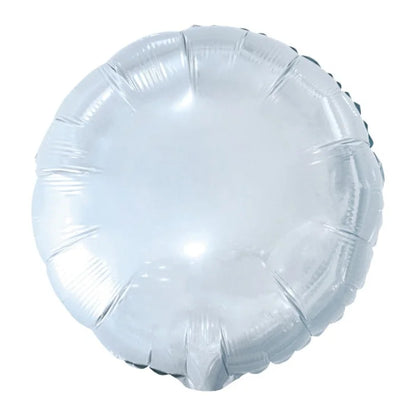 Balon foliowy OKRĄGŁY, biały, 18 cali