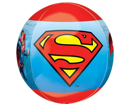 Balon foliowy ORBZ Superman 15’’ – okrągły 1 szt. Anagram - Balloons