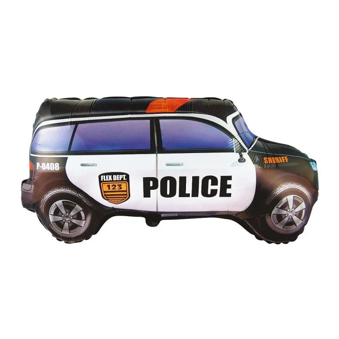 Balon foliowy Police Car, samochód policyjny 48x85 cm