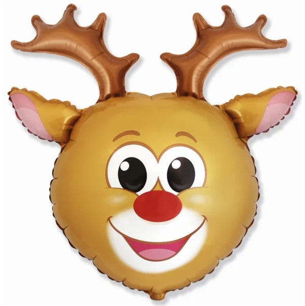 Balon Foliowy Renifer 29’’ (73 cm) - Flexmetal – Świąteczna Dekoracja