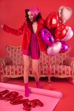 Balon foliowy Serce 45 cm – romantyczna dekoracja na każdą okazję 💖