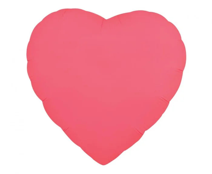 Balon Foliowy Serce – Czerwony Fluor