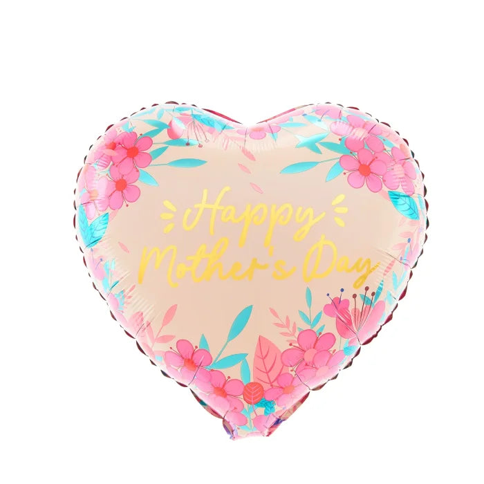 Balon foliowy serce Happy Mother’s Day 45 cm – idealny na Dzień Mamy - Balloons
